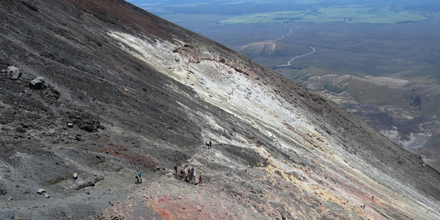 A British couple's tour of New Zealand got off to a rocky start yesterday - thanks to a tumbling boulder. Photo / Supplied