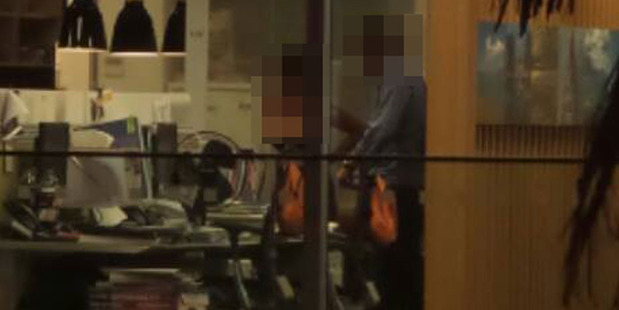 The Marsh Ltd workers were unaware that they were being watched. Photo / Supplied