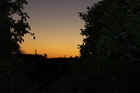 A golden glow from the setting sun has been a feature of the Dannevirke sky over summer. Photo / Christine McKay A golden glow from the setting sun has been a feature of the Dannevirke sky over summer. Photo / Christine McKay