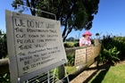 Linda McDougal spent an entire day collecting signatures in a fight to stop a pohutukawa tree from being removed from Fergusson Park. Linda McDougal spent an entire day collecting signatures in a fight to stop a pohutukawa tree from being removed from Fergusson Park.