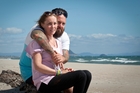 Sarah and Brett Morrison are staying positive as cancer wages war inside her body. Sarah and Brett Morrison are staying positive as cancer wages war inside her body.
