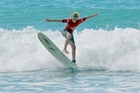 TOP CLASS: The 2014 NZ Longboard Tour event junior winner, William Barnes from Mount Maunganui, in action.PHOTO/FILE TOP CLASS: The 2014 NZ Longboard Tour event junior winner, William Barnes from Mount Maunganui, in action.PHOTO/FILE