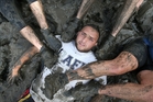 Bay of Plenty Polytechnic fitness student Shay Stevens, 20, took part in the annual mud run yesterday. Photo / John Borren Bay of Plenty Polytechnic fitness student Shay Stevens, 20, took part in the annual mud run yesterday. Photo / John Borren