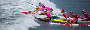 Action from last year's Oceans 14 NZ under-14 surf lifesaving championships at Mt Maunganui. Photo / Jamie Troughton / Dscribe Media Services