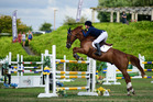 Tauranga's Samantha Morrison on Biarritz at the Mills Reef Classic last night. Photo / George Novak Tauranga's Samantha Morrison on Biarritz at the Mills Reef Classic last night. Photo / George Novak
