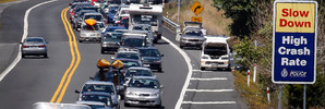 Police have urged motorists not to take matters into their own hands after a run of fatal accidents on NZ roads involving foreign drivers. Photo / NZH