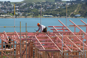 New dwellings consents fell 3.8 per cent from in January, but were up 3.6 per cent year-on-year.