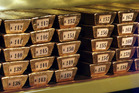 The strengthening dollar and record valuations for global equities are diminishing bullion's appeal as a store of wealth. Photo / AP