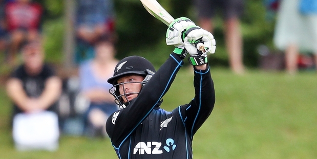Martin Guptill was again in striking form yesterday. Photo / Getty Images