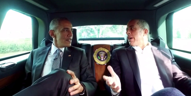 Jerry Seinfeld and Barack Obama talk about the drawbacks of fame versus anonymity, how to deal with hecklers, and the President's most embarrassing presidential moment.