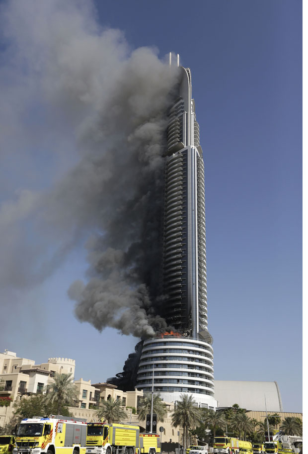 The Address Downtown is one of the most upscale hotels in Dubai. Photo / AP