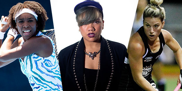 Venus Williams, Parris Goebel, Gemma Flynn.