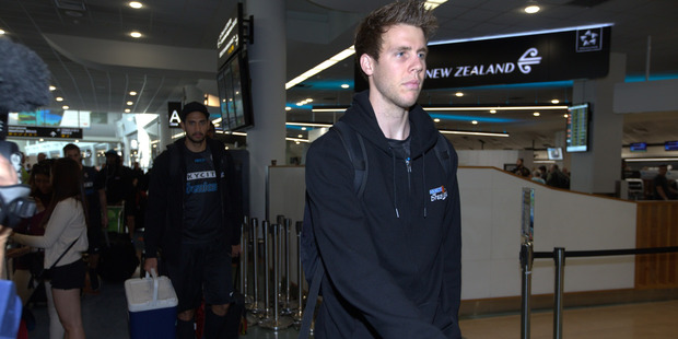 Tom Abercrombie arrives at Auckland Airport to depart for Perth. Photo / Nick Reed