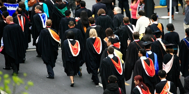 The $19,084 student loan repayment threshold kicks in just as many are thinking of setting up a home or business or starting a family. Photo / Martin Sykes