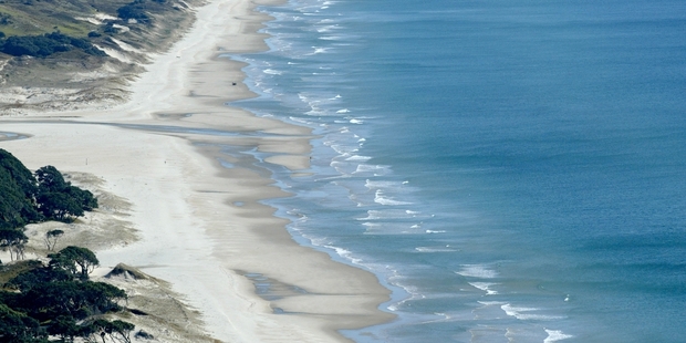 AT RISK: Pakiri Beach where a private company has plans to create a new housing development. PHOTO/FILE