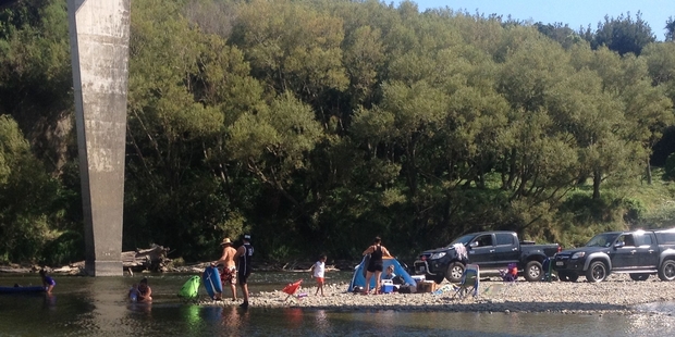 Hundreds took part in the raft race down the Manawatu River, from the launch at Ferry Reserve, Ballance, recently.