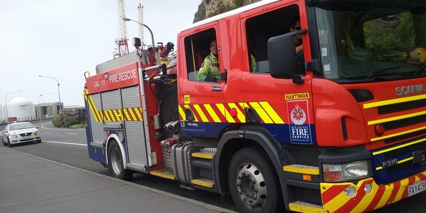 RESCUE: Parts of Bluff Hill and roads parallel to Napier Port have been closed after reports a woman has fallen into trees off the hill's summit. Emergency services are on the scene. PHOTO FILE