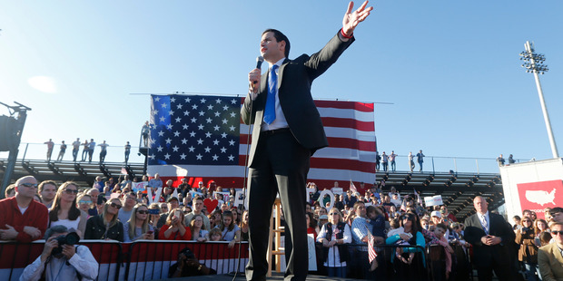 Republican presidential candidate Marco Rubio. Photo / AP