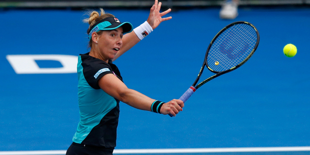 Marina Erakovic during day three of the 2016 ASB Classic. Photo / Getty Images