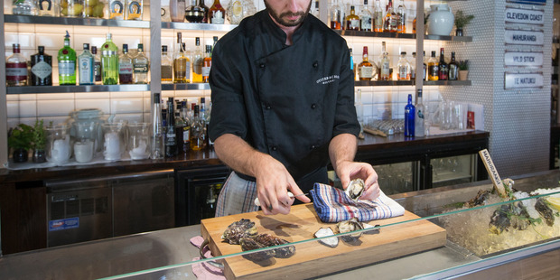 Oyster & Chop Bar & Bistro, Market Square. Photo / Greg Bowker