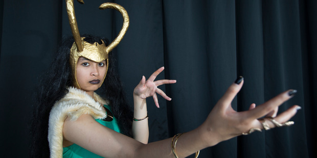 Lady Loki Bernadette Dimson poses for a photograph. Photo / Nick Reed