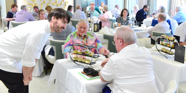 Afternoon tea in The Epicurean with Eric Lanlard.
