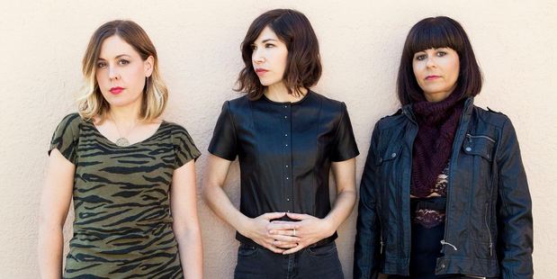 Sleater-Kinney are, from left, Corin Tucker, Carrie Brownstein and Janet Weiss. Photo / Supplied