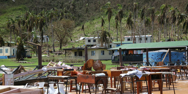Cyclone Winston destroyed the Yasawas High School in Muaira on Naviti Island. Photo / Richard Moore