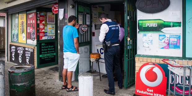 Three teens have been charged with aggravated robbery, aggravated injury and theft from Sharland Liquor Centre in Manurewa. Photo / Jason Oxenham