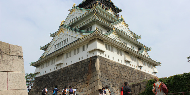 New Zealanders keen to see the sights of Western Japan, including Osaka Castle, will be able to fly directly there three times a week from November. Photo / Lincoln Tan