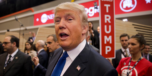 Otago residents googled Republican nominee Donald Trump the most. Photo / AP