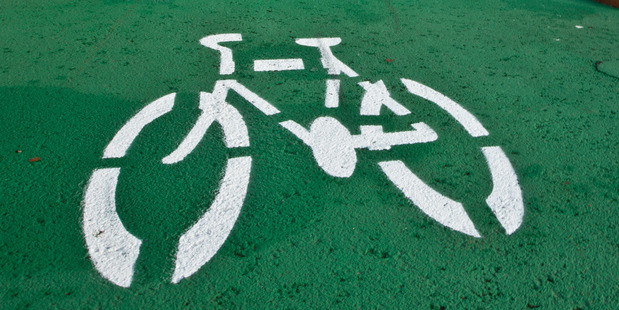 I would like to know why the cycle lane along Tamaki Drive is on the road side of the footpath and not the seaward side. Photo / NZME