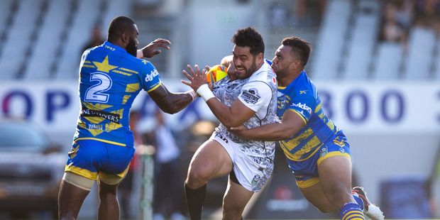 Konrad Hurrell has a battle on his hands to reclaim his centre spot. Photo / Brett Phibbs