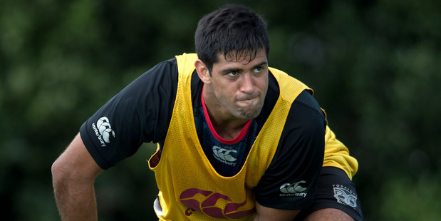Former Junior Kiwi captain David Bhana owes new Warriors captain Ryan Hoffman a favour. Photo / Brett Phibbs