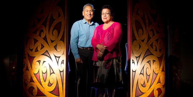Monty Morrison and Watu Mihinui are on the organising committee putting together this weekend's two-day kapa haka regional championships which are in honour of Mauriora Kingi. PHOTO/STEPHEN PARKER