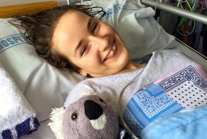 Wairarapa teenager Grace Yeats has won back her ability to communicate after waking from emergency surgery last week.