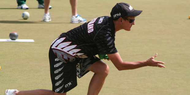 Val Smith playing at the trans-Tasman series in Christchurch. Photo / Supplied