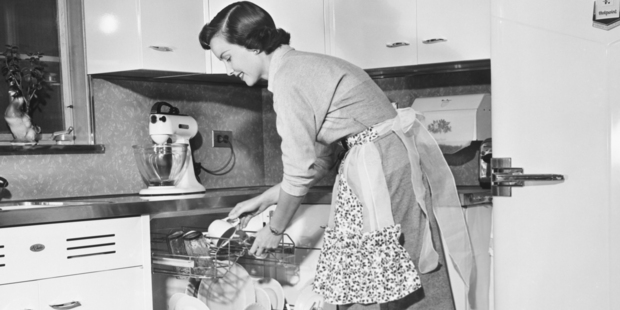 In 1886, socialite Josephine Cochrane invented the dishwasher after being fed up with her servants breaking her china. Photo / Getty