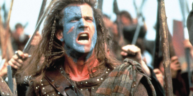 Braveheart won best picture but it hasn't aged well, according to critics. Photo / 20th Century Fox