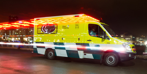 The man has been flown to Wellington Hospital. File photo