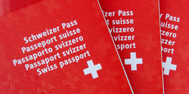 Switzerland has a bright red passport cover, mirroring its bold flag. Photo / iStock