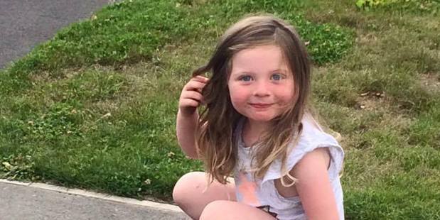 3-year-old Mila was found safe and well after going missing in Christchurch. Photo / Supplied