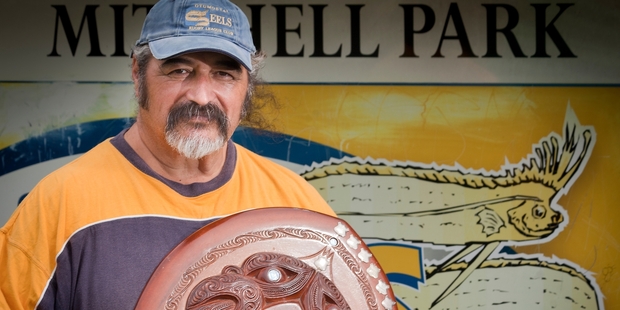 HOLDERS: Otumoetai Eels coach Stan Nicholas is keen to hang on to the Werohia Shield the club has held since 2008. PHOTO/ANDREW WARNER
