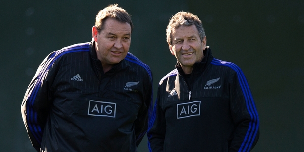 Steve Hansen and Wayne Smith. Photo / Brett Phibbs