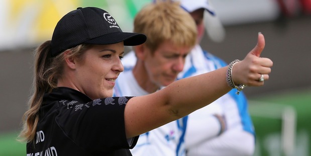 Mandy Boyd playing for New Zealand at the Commonwealth Games. Photo / Getty Images