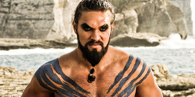 Khal Drogo died at the end of season one from an infected wound.