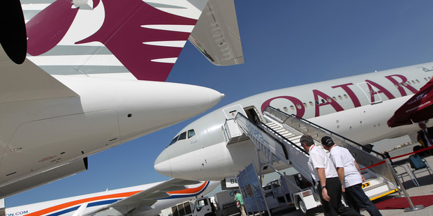 Qatar Airways will be flying a long range Boeing 777 between its home base at Doha and Auckland from later this year. Photo / Getty