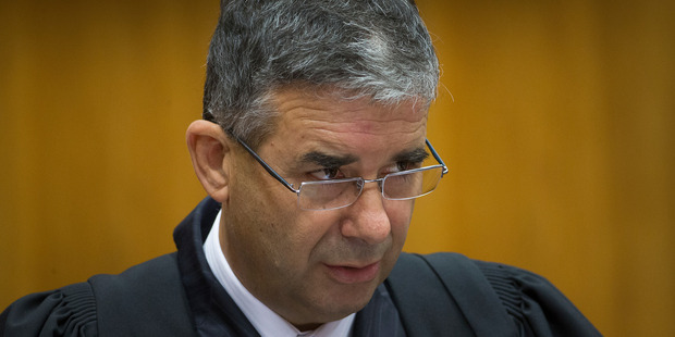 Crown prosecutor Mark Zarifeh giving his closing address in the Ashburton Winz shooting trial. Photo / Kirk Hargreaves