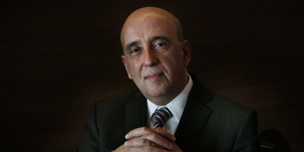Gabriel Makhlouf Secretary of Treasury at the Stamford Hotel in Auckland. New Zealand Herald photograph by Doug Sherring.