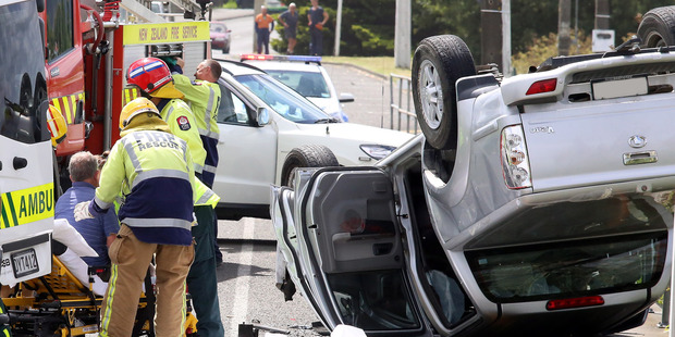 CAROLINES BOAT SHED AND EATERY 181 SOMME PDE ARAMOHO WHANGANUI DISTRICT. (XStr KAIKOKOPU RD/GEORGE ST) .VEHICLE ROLLOVER.
10 March 2016 Wanganui Chronicle Photograph by Stuart Munro